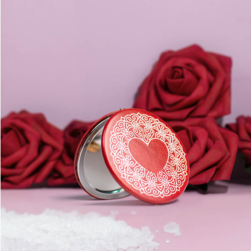 Puresso Enchanting Pocket Mirror – Compact & Stylish